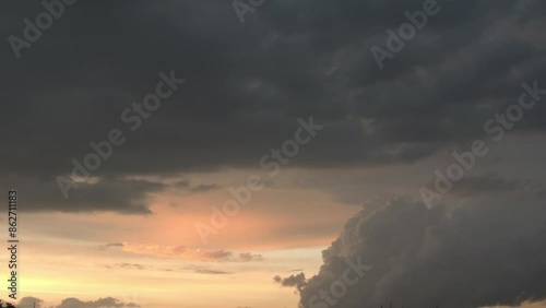 sunset over the sea