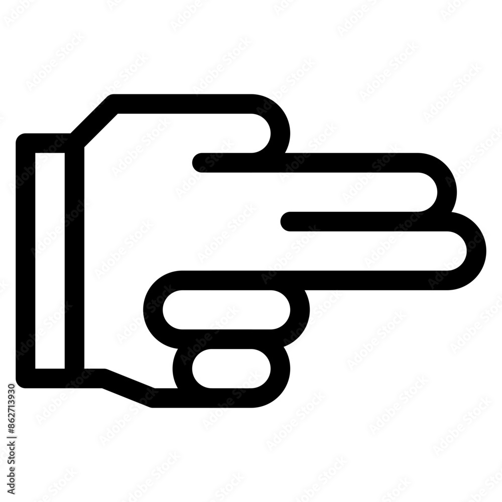 Vector Icon shoot, hand, hands and gestures, gestures, sign Vector Icon shoot, hand, hands and gestures, gestures, sign