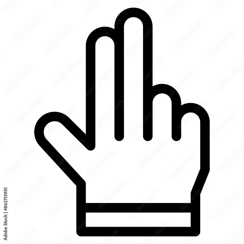 Vector Icon press, hand, hands and gestures, gestures, sign Vector Icon press, hand, hands and gestures, gestures, sign