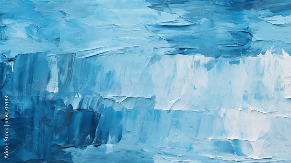 Blue textured background. Blue paint