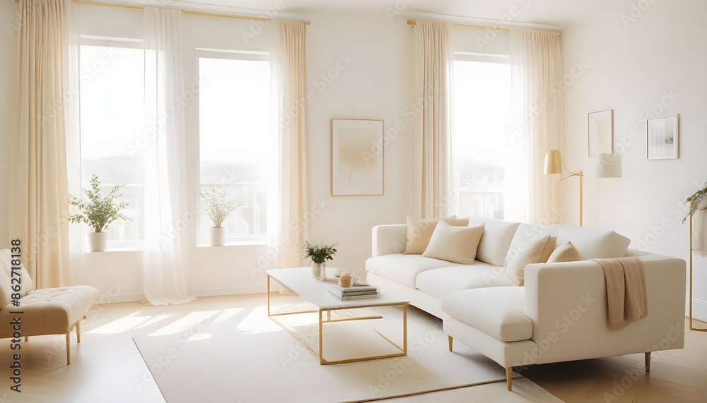 Photo interior modern design room 3d illustration Photo interior modern design room 3d illustration