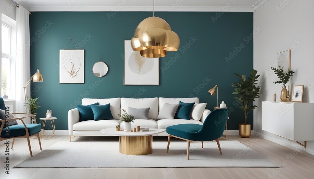Photo interior modern design room 3d illustration Photo interior modern design room 3d illustration