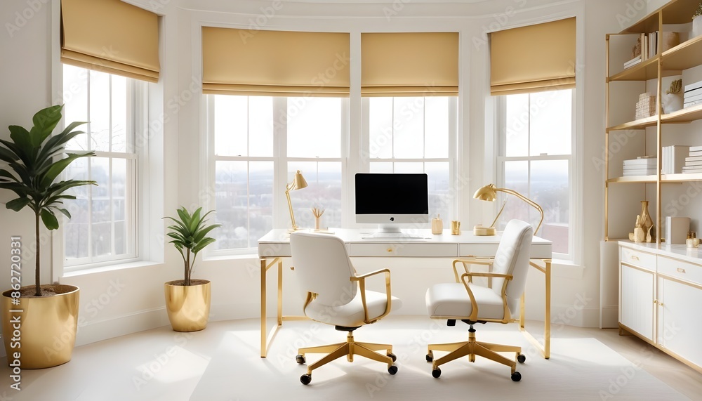 Fototapeta premium Photo interior modern design room 3d illustration