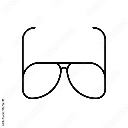 Sunglasses vector icon