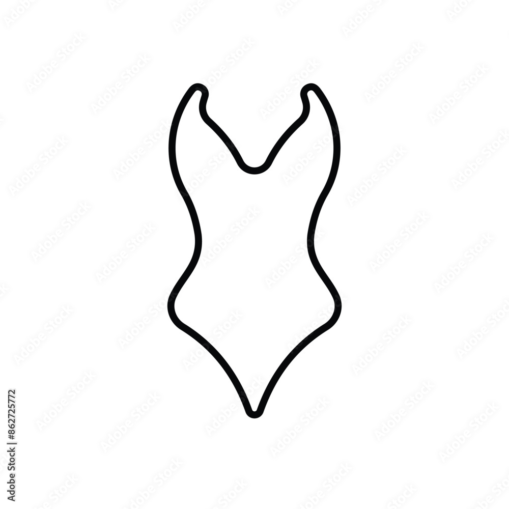 Swimsuit vector icon
