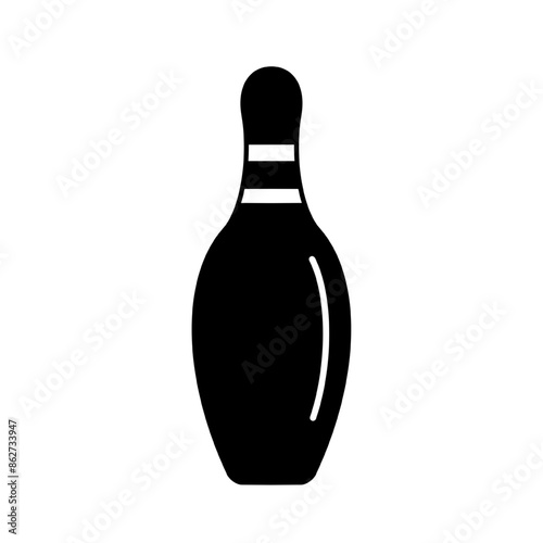 Bowling icon. Bowling icon vector illustration isolated on white background.