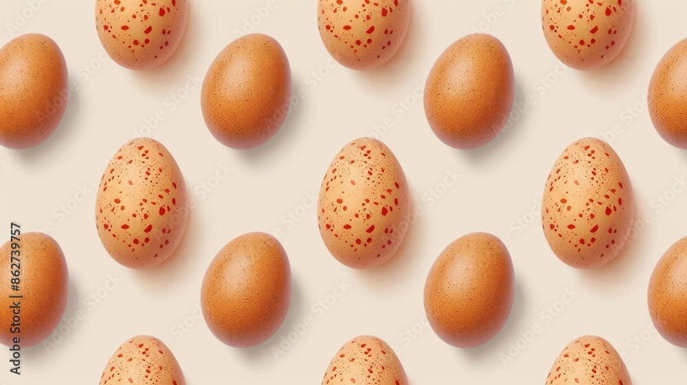 Eggs on Beige Eggs on Beige