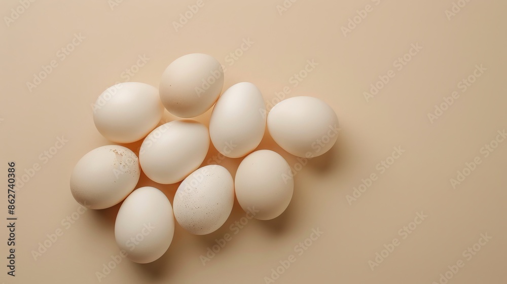Cluster of White Eggs Cluster of White Eggs