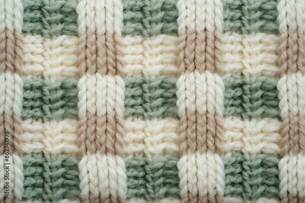 Checkered pattern knitted wool texture clothing knitwear. Checkered pattern knitted wool texture clothing knitwear.