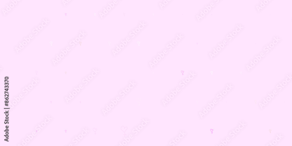 Light Pink, Green vector texture with women rights symbols. Light Pink, Green vector texture with women rights symbols.
