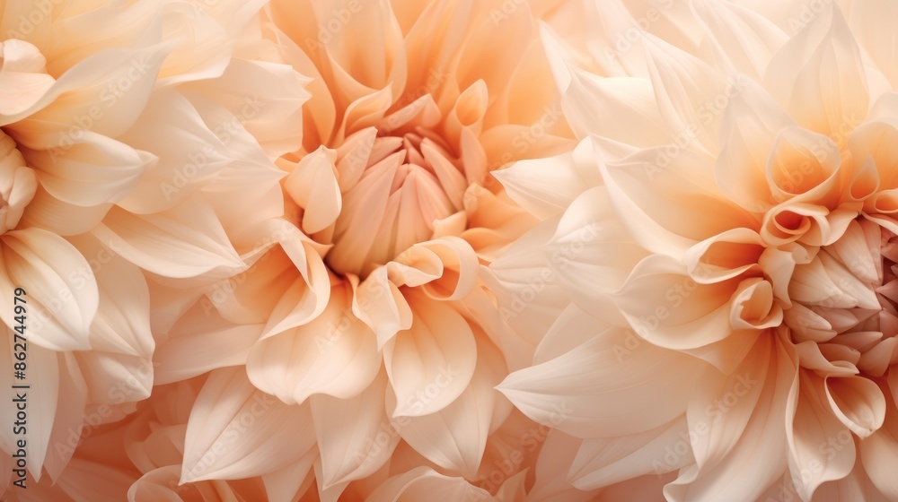 Beautiful pink dahlia flowers as background, closeup view