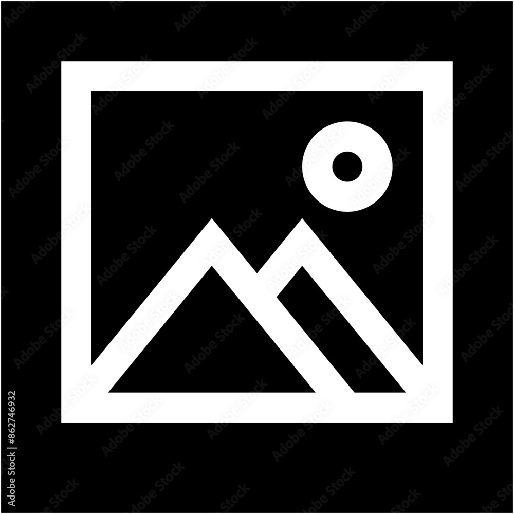 Vector Icon picture, gallery, image, picture, photo Vector Icon picture, gallery, image, picture, photo