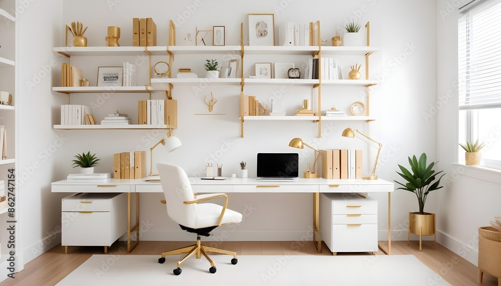 Fototapeta premium Photo interior modern design room 3d illustration