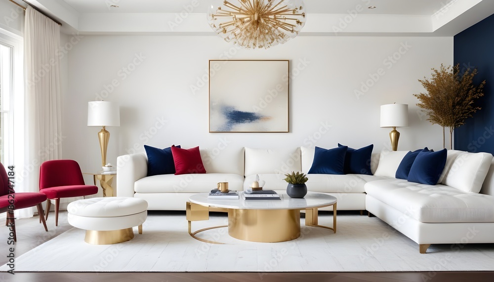 Photo interior modern design room 3d illustration Photo interior modern design room 3d illustration