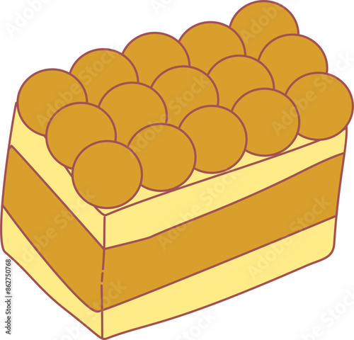 Tiramisu Illustration
