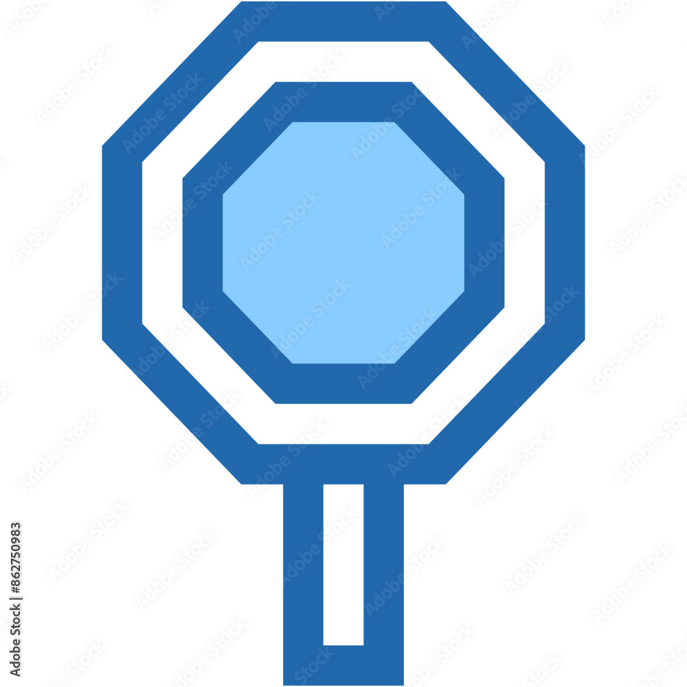 Vector Icon stop, street sign, traffic sign, regulation, signaling Vector Icon stop, street sign, traffic sign, regulation, signaling