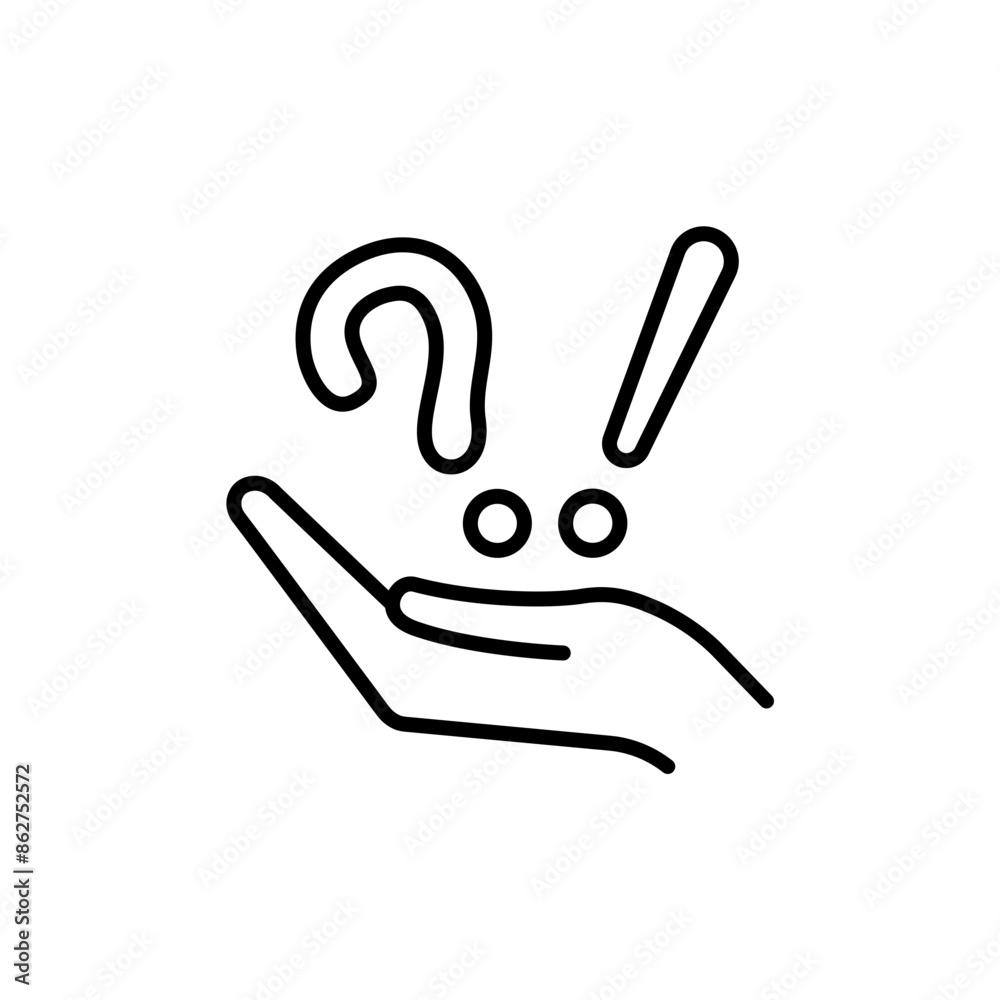Problem outline icons, minimalist vector illustration ,simple transparent graphic element .Isolated on white background Problem outline icons, minimalist vector illustration ,simple transparent graphic element .Isolated on white background