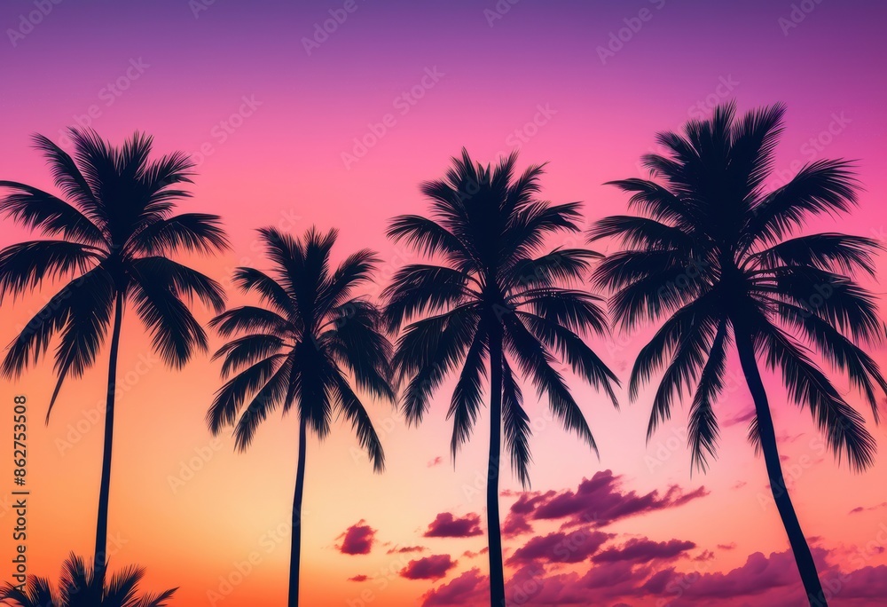 spectacular palm tree silhouette standing out front soft pastel colored sky, tropical, exotic, serene, landscape, tranquil, dusk, vibrant, contrast, beautiful, twilight spectacular palm tree silhouette standing out front soft pastel colored sky, tropical, exotic, serene, landscape, tranquil, dusk, vibrant, contrast, beautiful, twilight