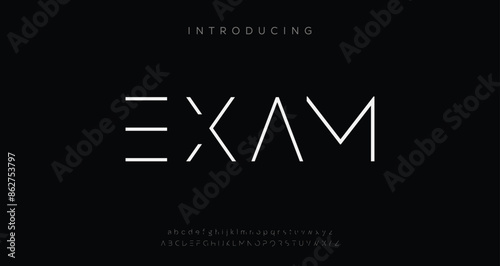 futuristic Abstract technology  alphabet font. Creative modern bold typography vector Illustration design