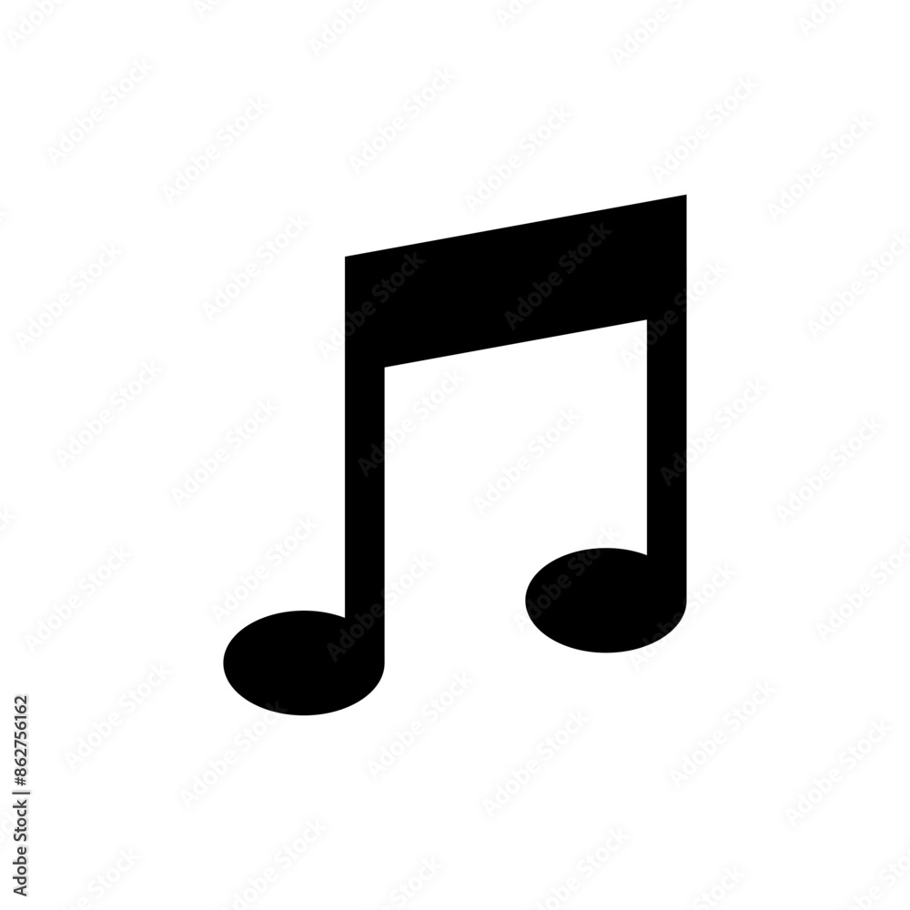 Vector illustration of musical notes on white background Vector illustration of musical notes on white background