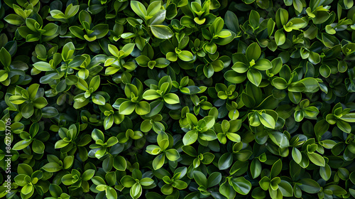 Wallpaper Mural Natural pattern of green plants and leaves texture Torontodigital.ca