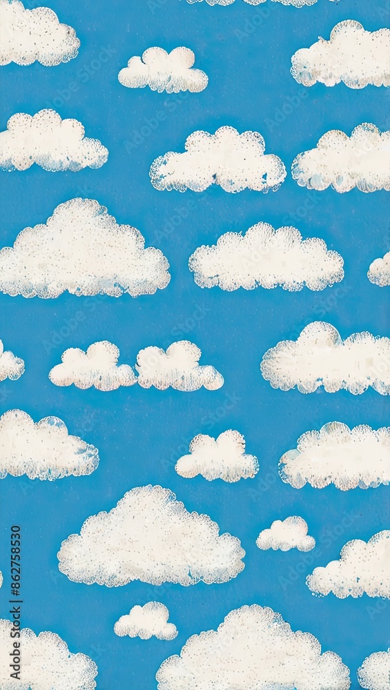 seamless pattern with clouds seamless pattern with clouds