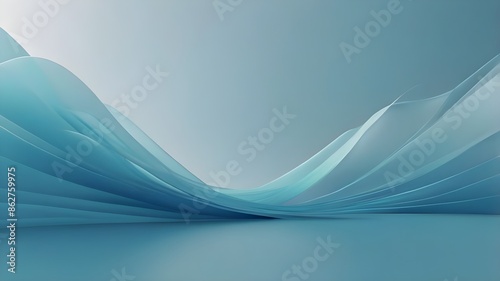 abstract blue wave background