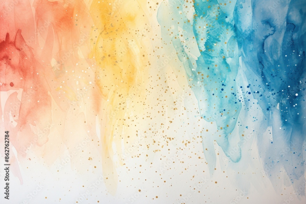Obraz premium Star watercolor background painting backgrounds creativity.