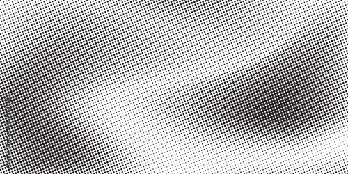 Halftone faded gradient texture. Grunge halftone grit background. White and black sand noise wallpaper. Retro pixilated vector backdrop