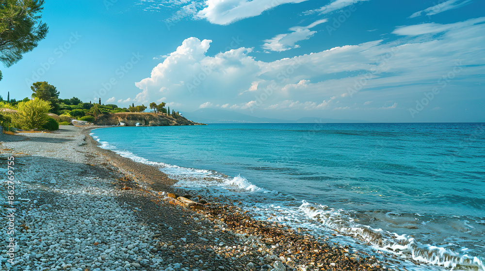 Fototapeta premium Beach and sky