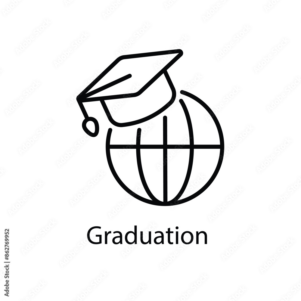 Graduation vector icon Graduation vector icon