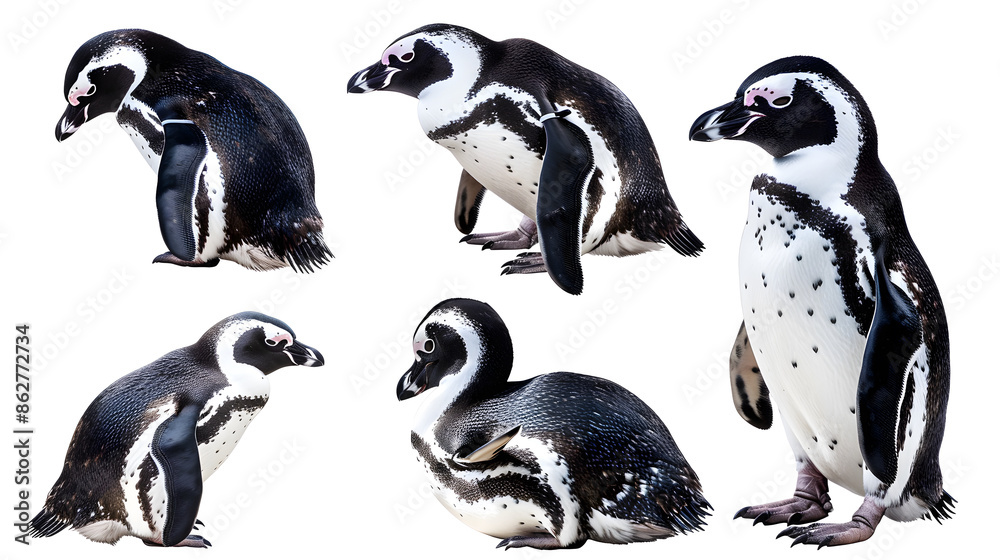 Obraz premium Penguin, transparent picture