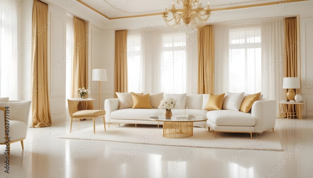 Photo interior modern design room 3d illustration Photo interior modern design room 3d illustration