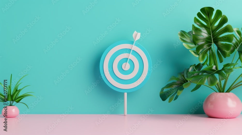 A minimalist blue target symbolizing focus and goal-setting, set against a clean background with plenty of copy space. This image is ideal for conveying concepts of strategy and achievement. A minimalist blue target symbolizing focus and goal-setting, set against a clean background with plenty of copy space. This image is ideal for conveying concepts of strategy and achievement.
