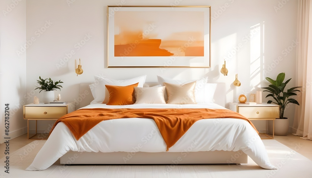 Photo interior modern design room 3d illustration Photo interior modern design room 3d illustration