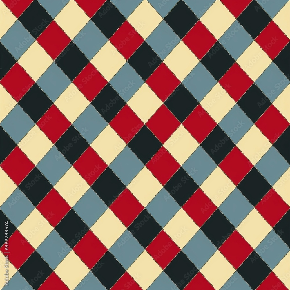 geometric pattern in red and blue geometric pattern in red and blue