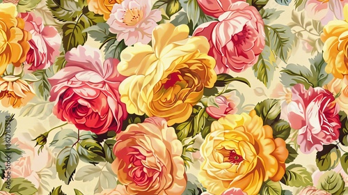 floral wallpaper background