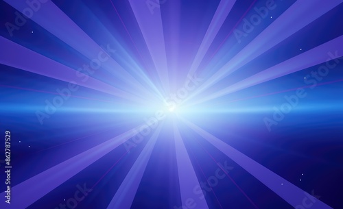 Blue rays of light. Abstract background. Vector illustration for your design