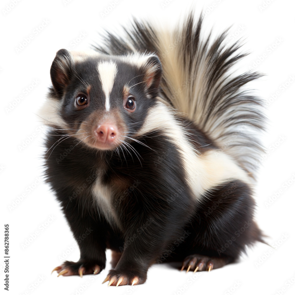 skunk on a transparent background skunk on a transparent background