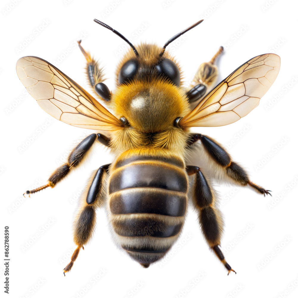 bee on a transparent background bee on a transparent background