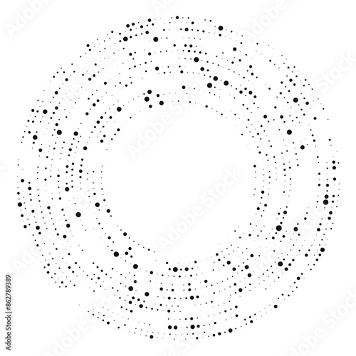 Circle halftone dotted background