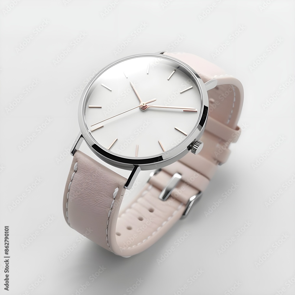 watch on white background watch on white background