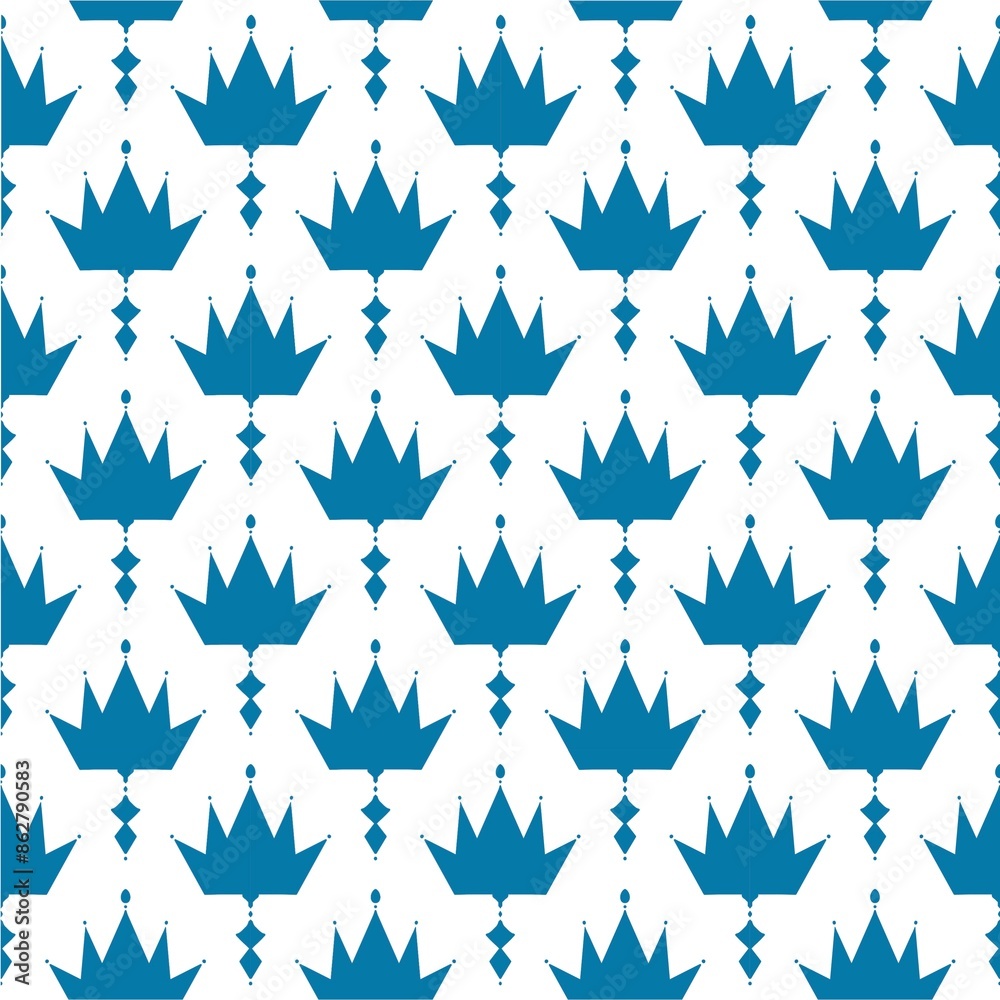 Blue stars Pattern Blue stars Pattern