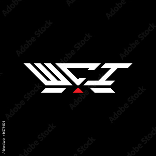 WCI letter logo vector design, WCI simple and modern logo. WCI luxurious alphabet design photo