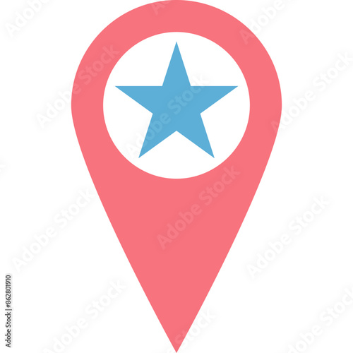 Free Download Famous location Icon Flat Icon - GFXLoad