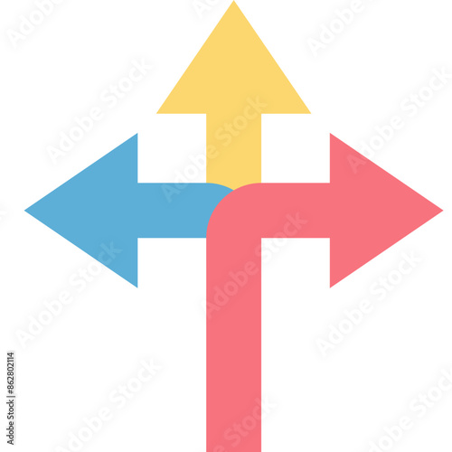Signpost Icon Flat Icon