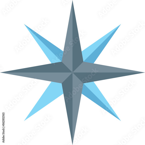 Compass Icon Flat Icon