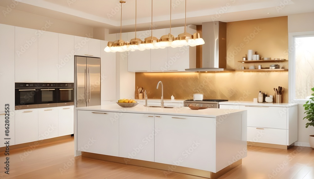 Photo interior modern design room 3d illustration Photo interior modern design room 3d illustration