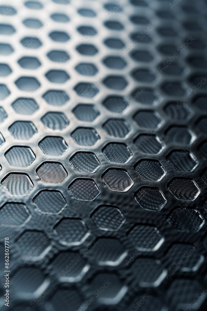 Obraz premium Glossy titanium surface with simple pattern for smartphone background. 