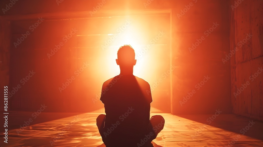 Fototapeta premium Vivid Midday Hallucination in Bright Light:Surreal Abstract Mental Experience